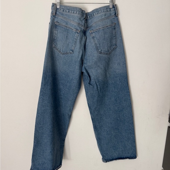 Agolde Light Blue Flare Jeans - Picture 7 of 8